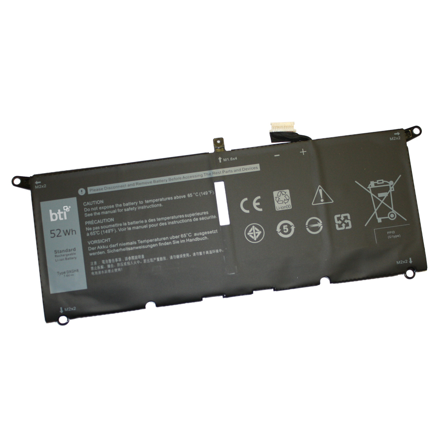 BTI DXGH8 Industrial Rechargeable Batteries - Black