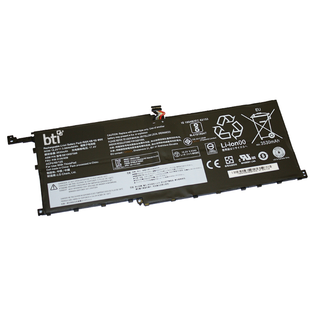 BTI FMVNBP234 Industrial Rechargeable Batteries - Black
