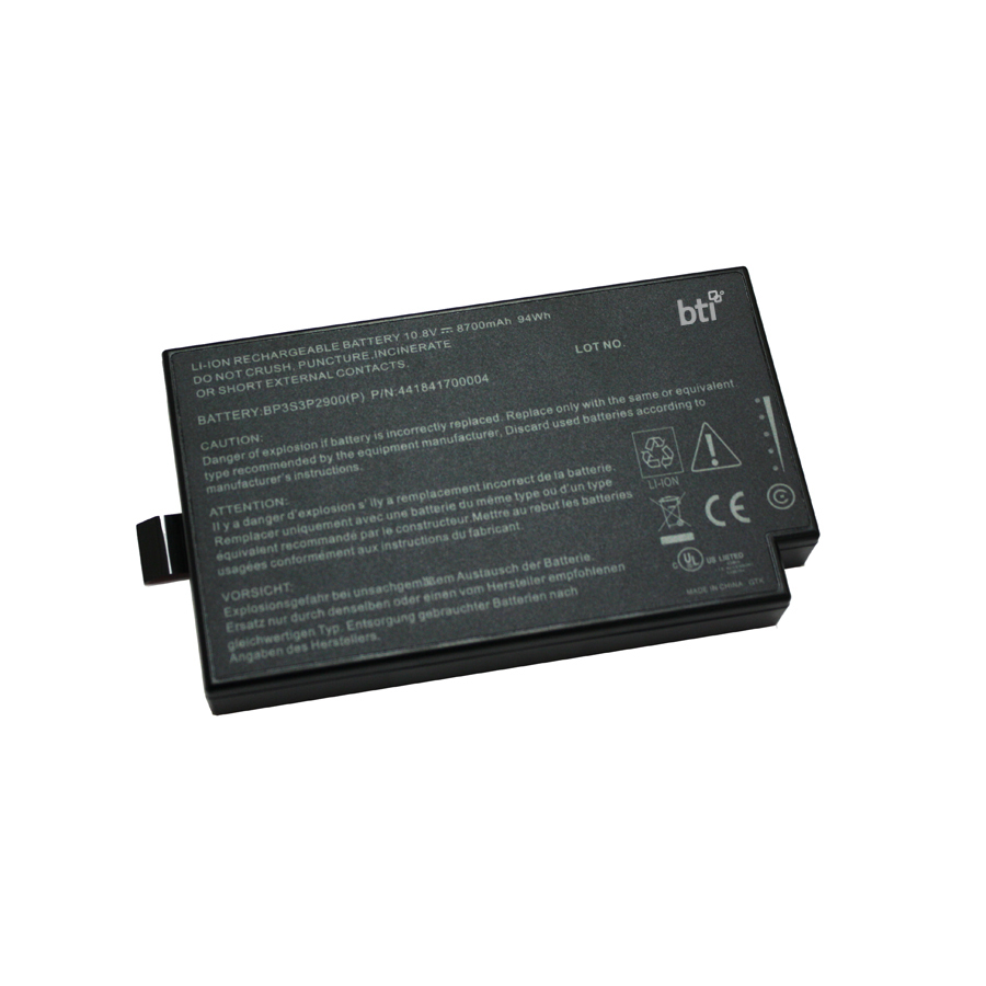 BTI 94Wh Industrial Rechargeable Batteries - Black