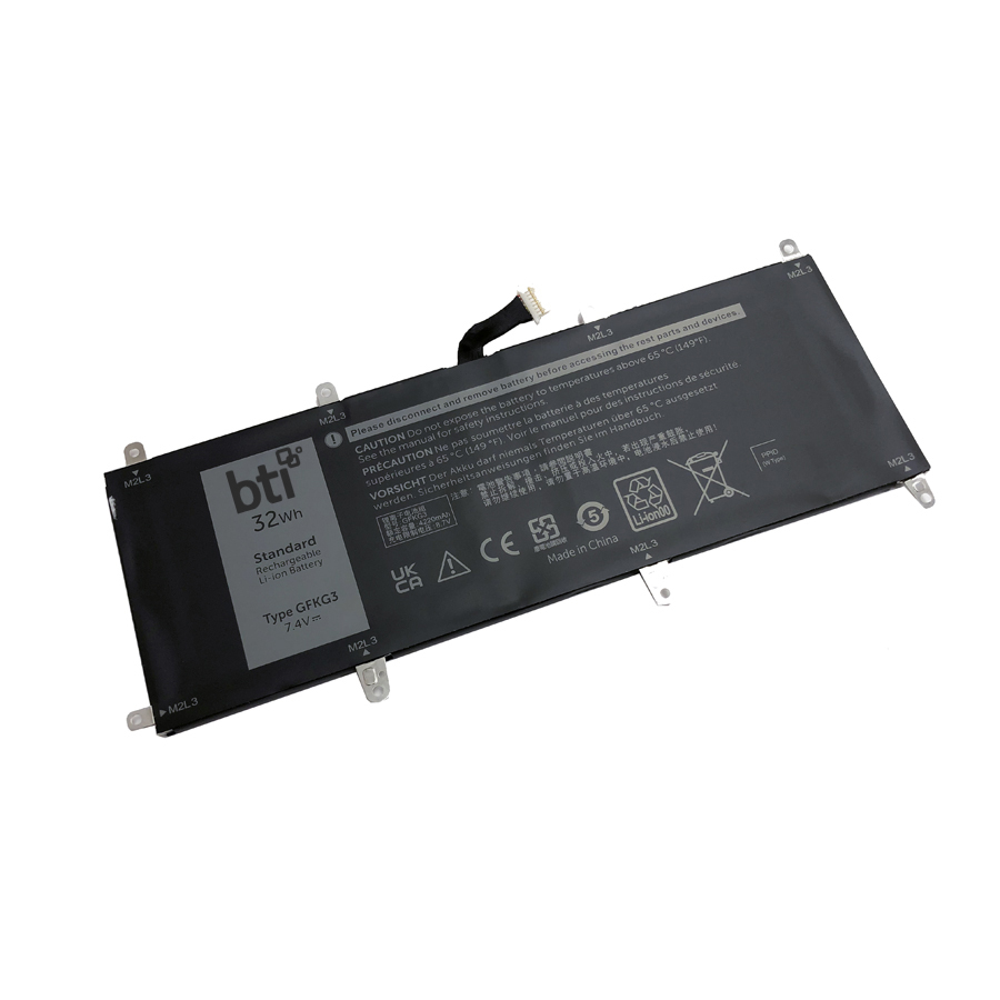 BTI 32Wh Industrial Rechargeable Batteries - Black