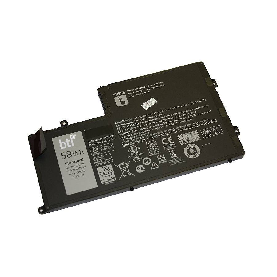 BTI H4PJP Industrial Rechargeable Batteries - Black