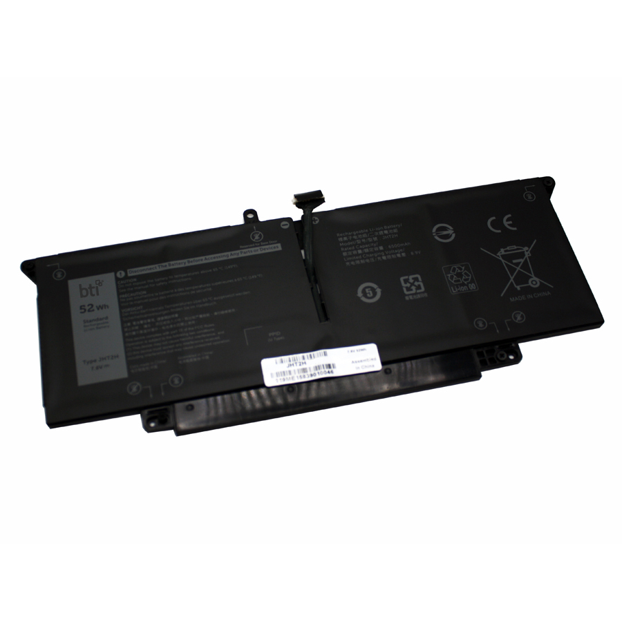BTI 52Wh Industrial Rechargeable Batteries - Black