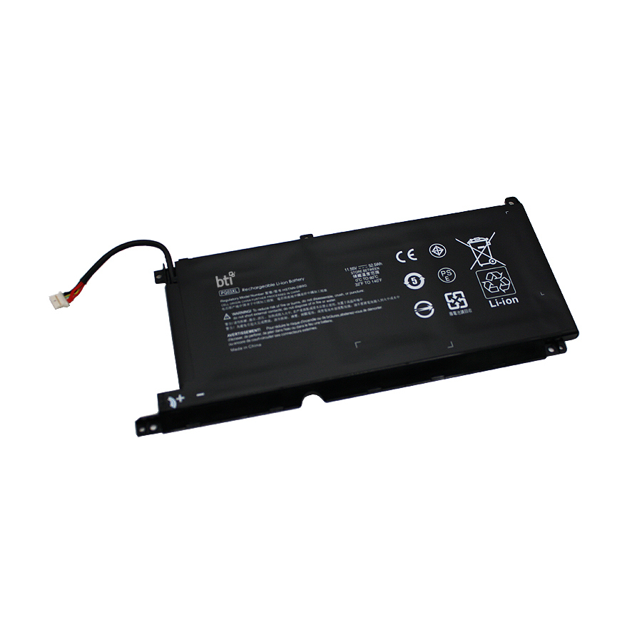 BTI HSTNN-DB9G Industrial Rechargeable Batteries - Black