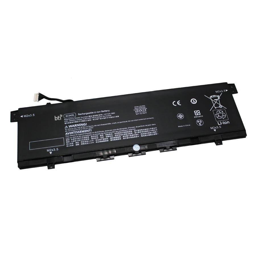 BTI HSTNN-IB8K Industrial Rechargeable Batteries - Black
