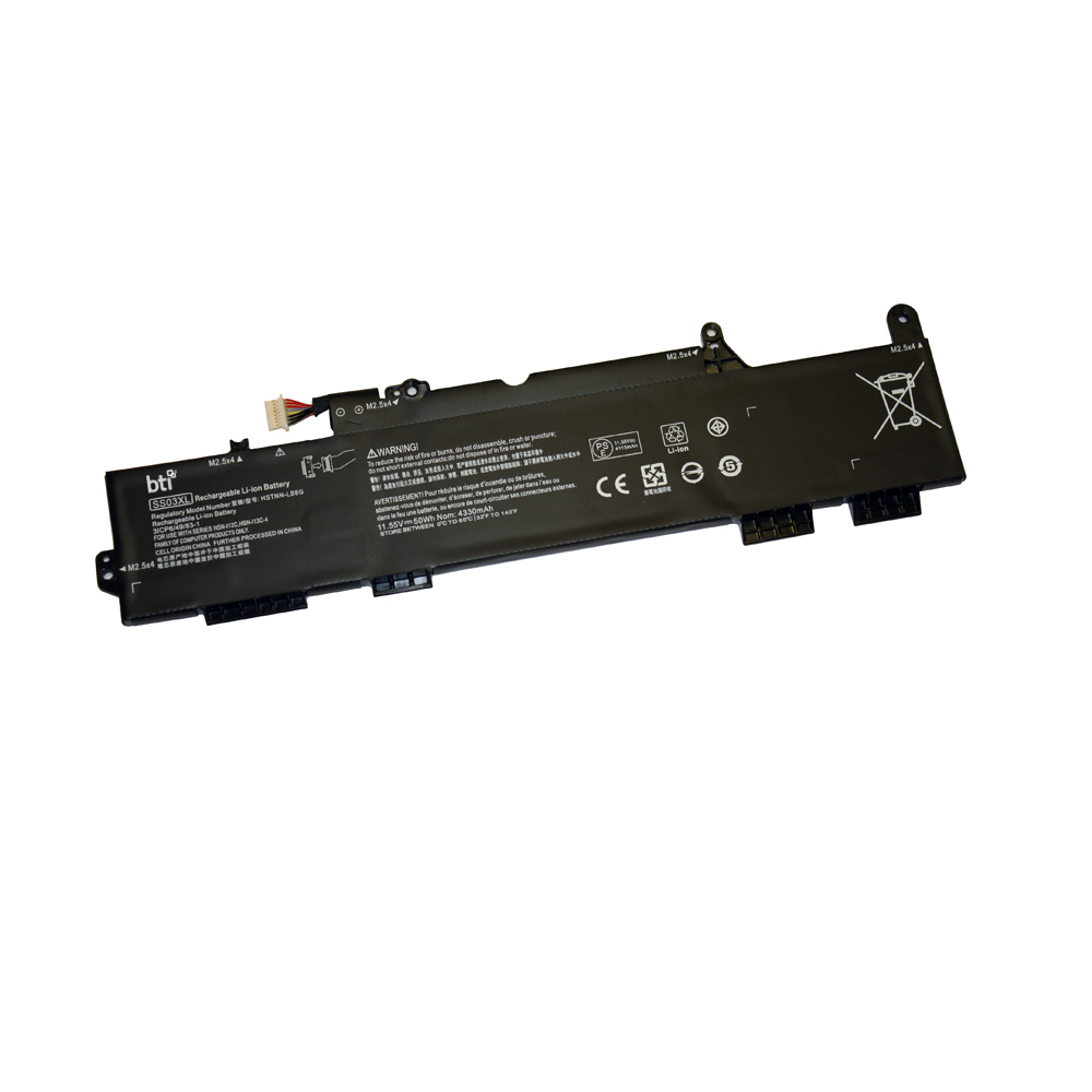 BTI SS03XL Industrial Rechargeable Batteries - Black