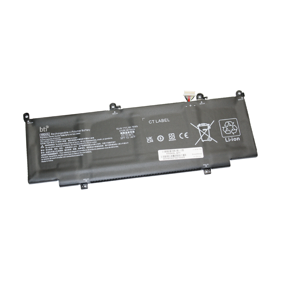 BTI HSTNN-OB1M Industrial Rechargeable Batteries - Black
