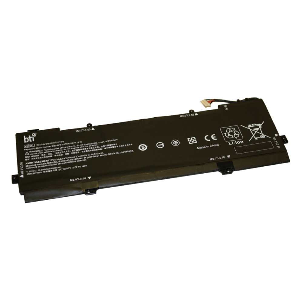 BTI KB0607 Industrial Rechargeable Batteries - Black