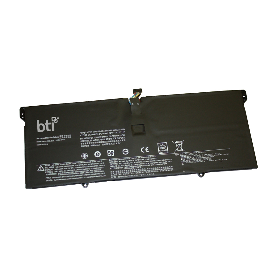 BTI 70Wh Industrial Rechargeable Batteries - Black