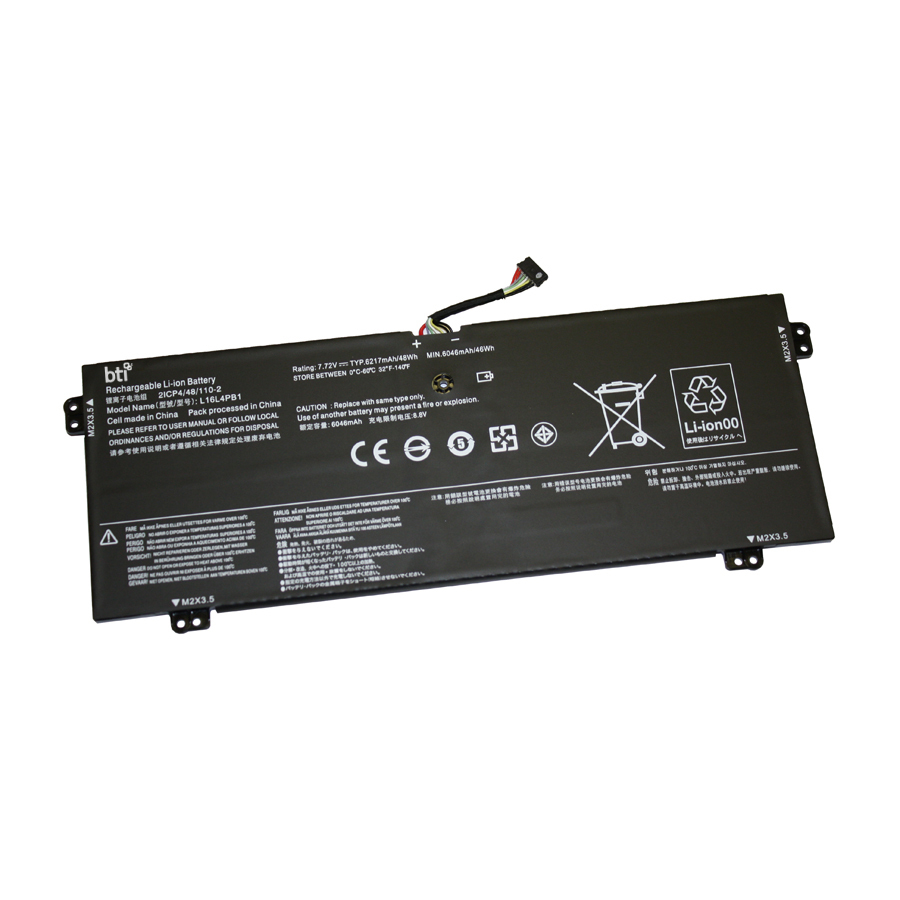 BTI L16L4PB1- Industrial Rechargeable Batteries - Black