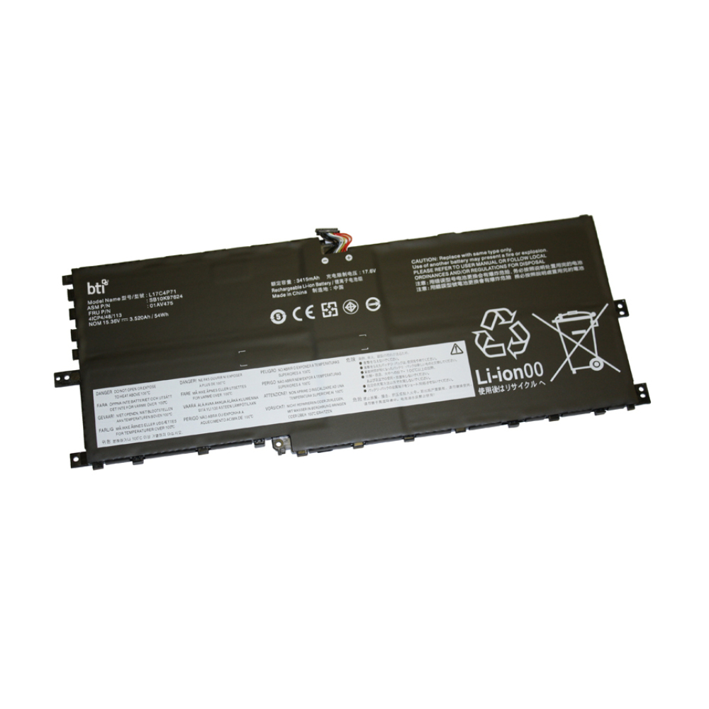 BTI L17C4P71 Industrial Rechargeable Batteries - Black