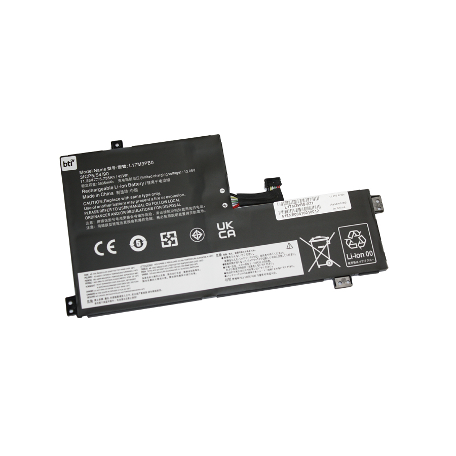 BTI L18D3PG1 Industrial Rechargeable Batteries - Black