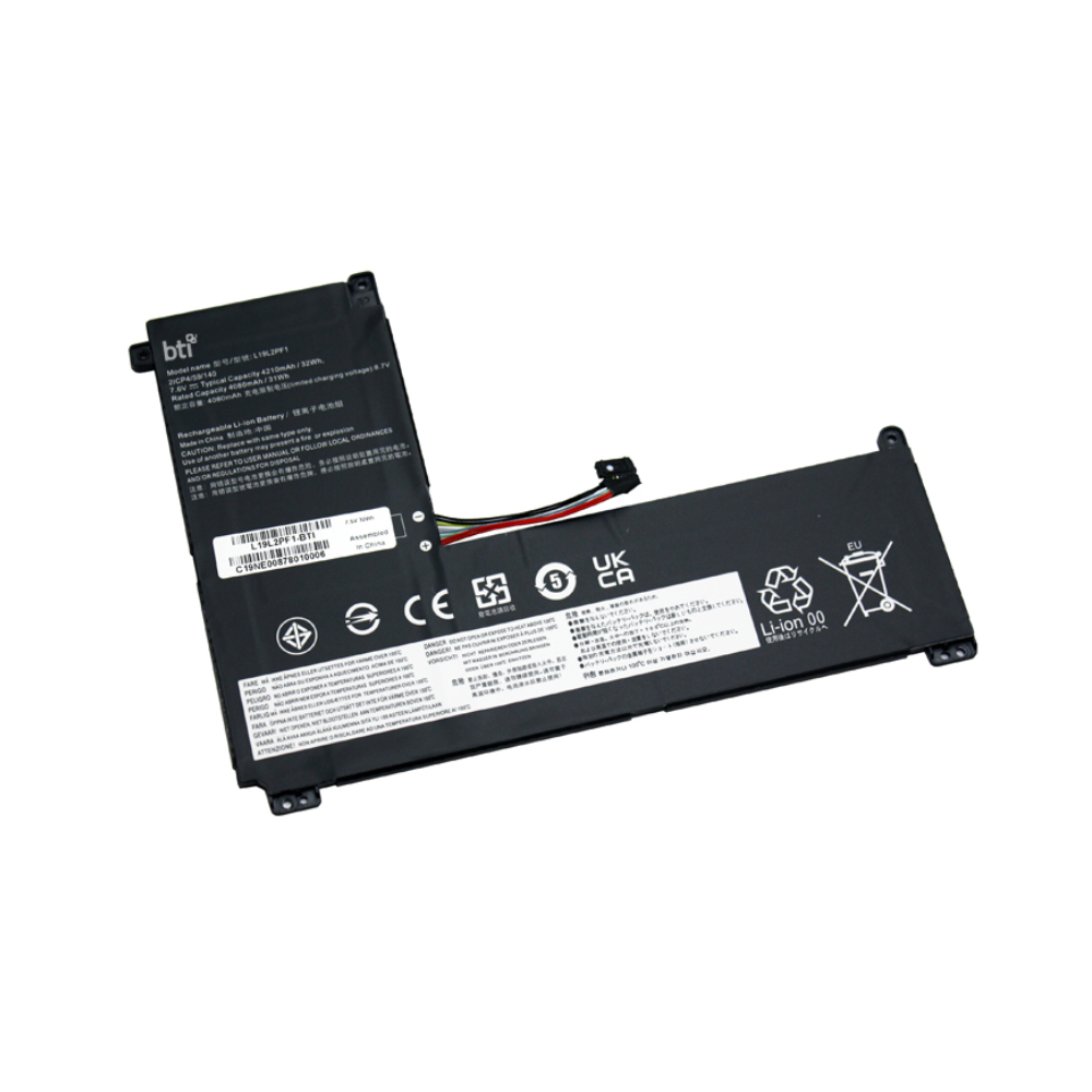 BTI L19C2PF1 Industrial Rechargeable Batteries - Black