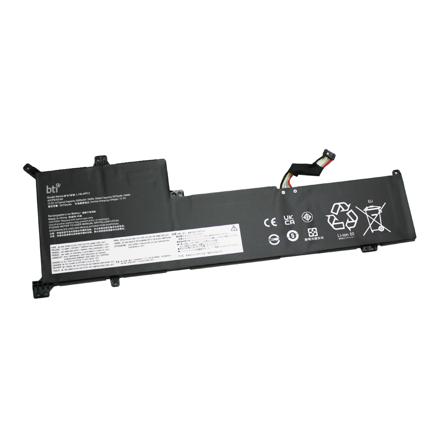 BTI L19D4PF2 Industrial Rechargeable Batteries - Black