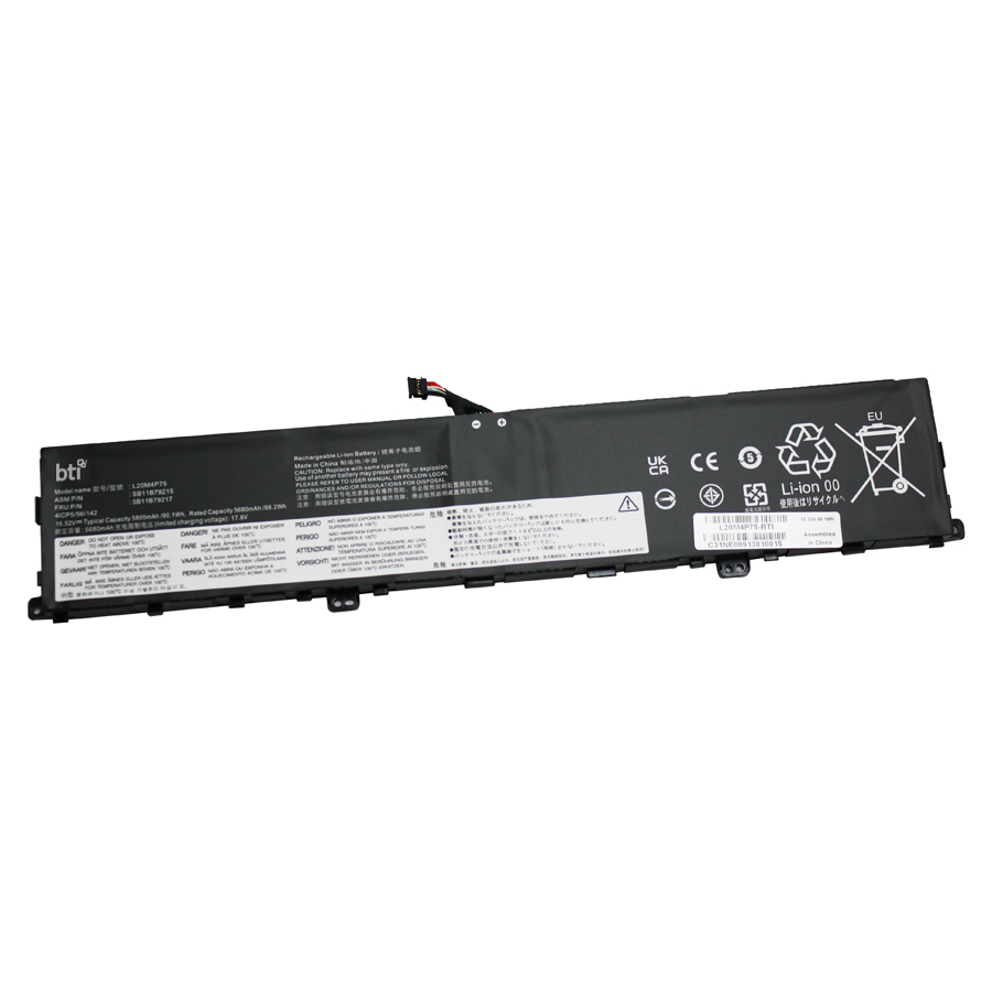 BTI 5M11L99160 Industrial Rechargeable Batteries - Black