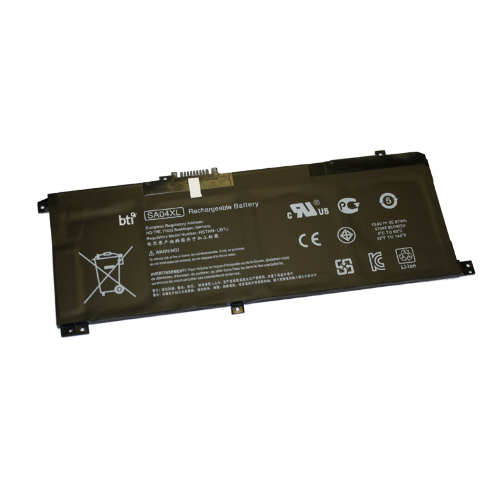 BTI L43248-541 Industrial Rechargeable Batteries - Black