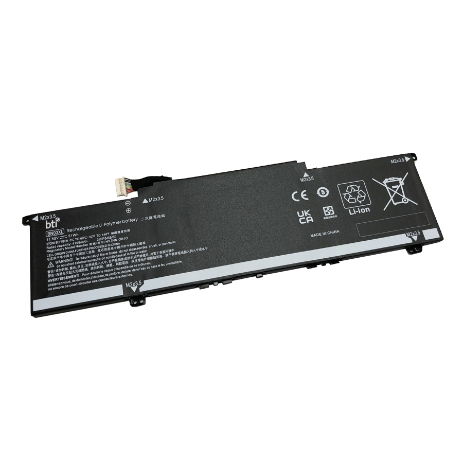 BTI L77034-005 Industrial Rechargeable Batteries - Black