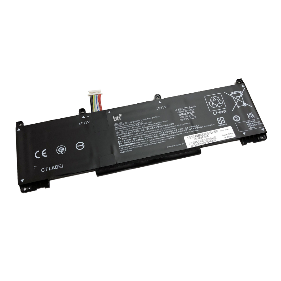 BTI M01524-541 Industrial Rechargeable Batteries - Black