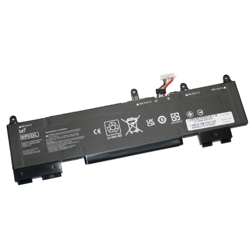 BTI M64305-171 Industrial Rechargeable Batteries - Black
