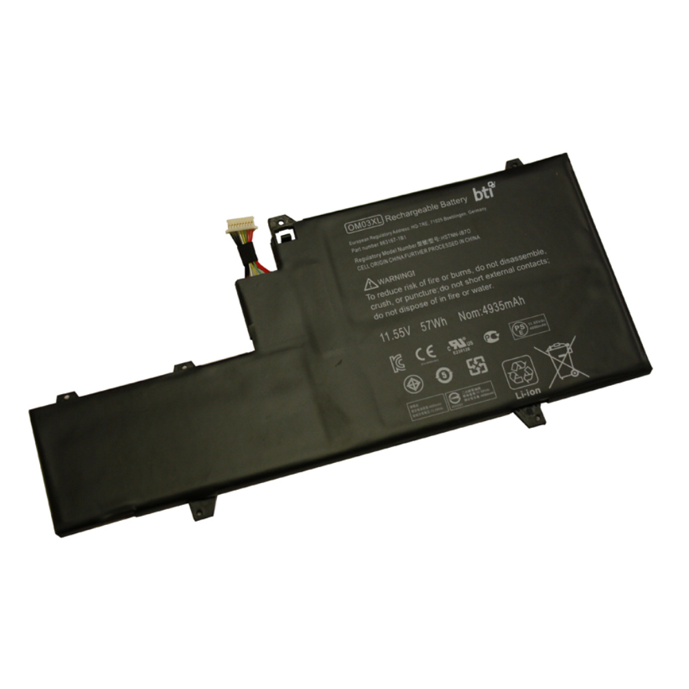 BTI X360 Industrial Rechargeable Batteries - Black