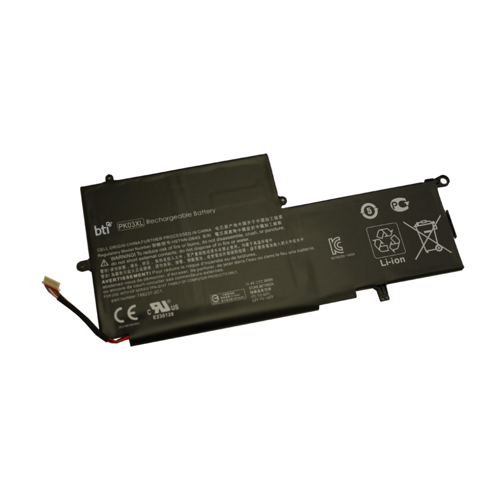 BTI PK03056XL-PL Industrial Rechargeable Batteries - Black