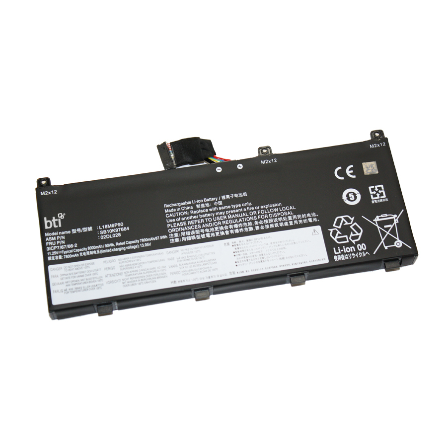 BTI SB10K97664 Industrial Rechargeable Batteries - Black