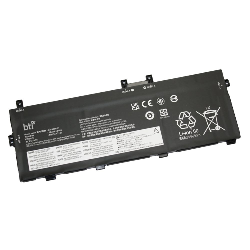 BTI SB11A13105 Industrial Rechargeable Batteries - Black