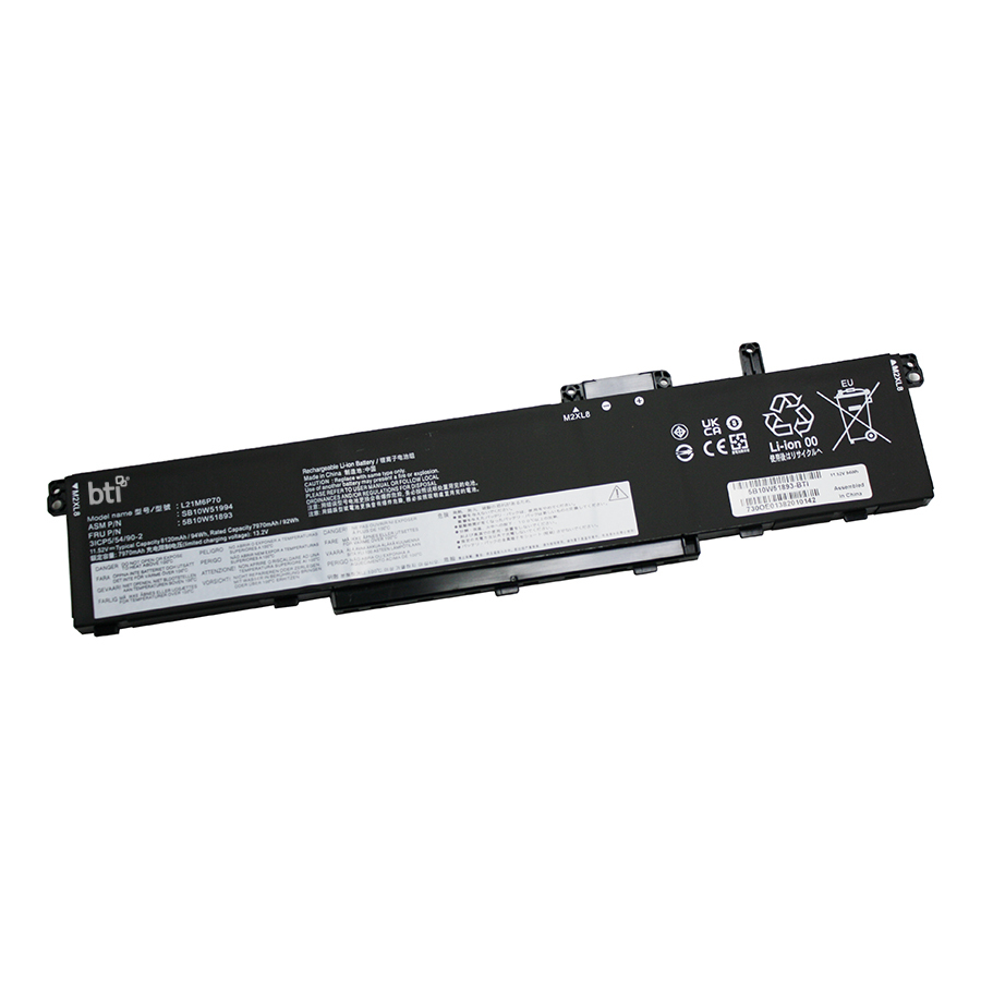 BTI SB11M89891 Industrial Rechargeable Batteries - Black