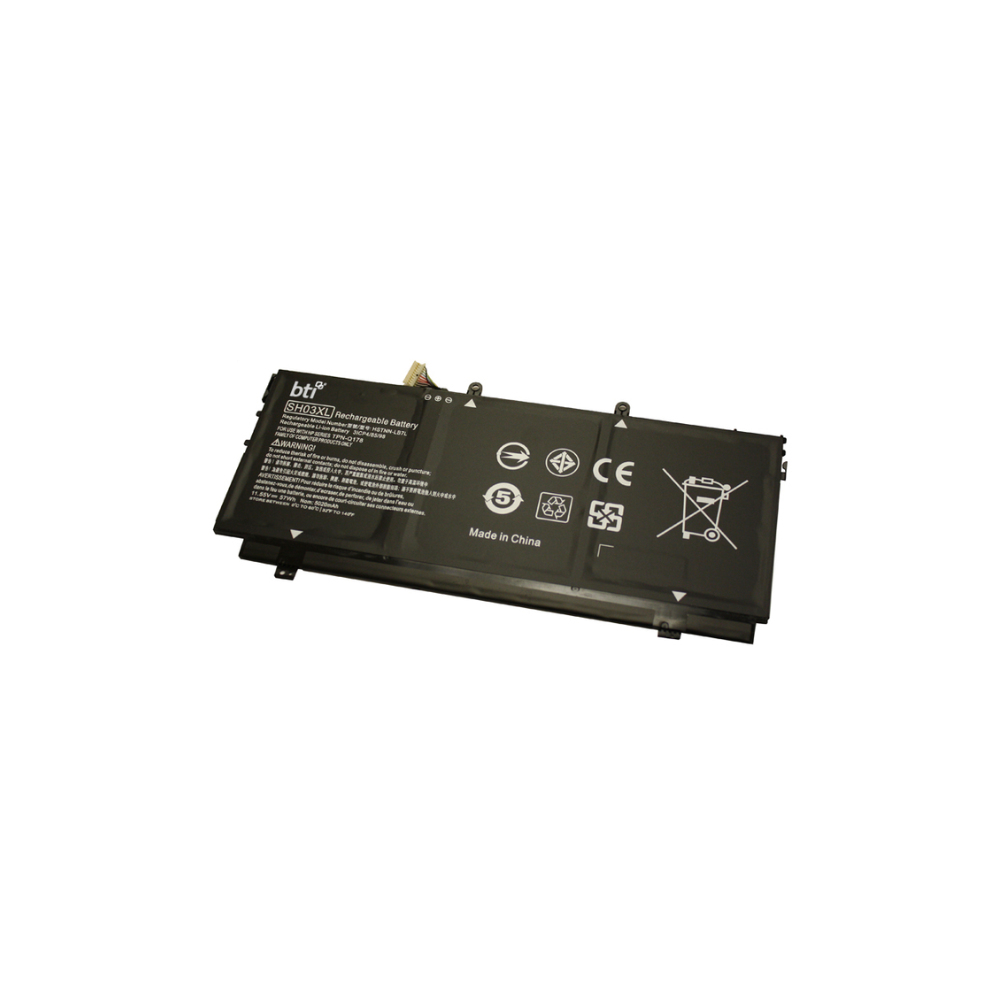 BTI SH03XL Industrial Rechargeable Batteries - Black