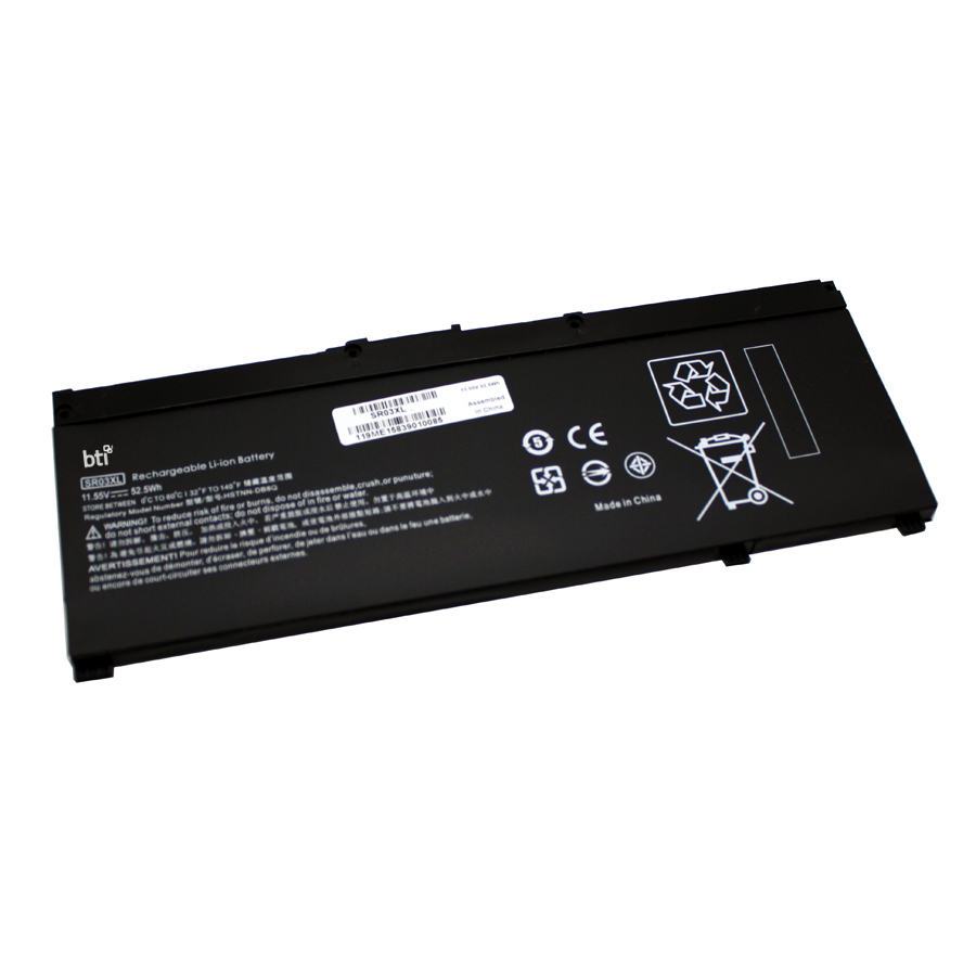 BTI SR03052XL Industrial Rechargeable Batteries - Black