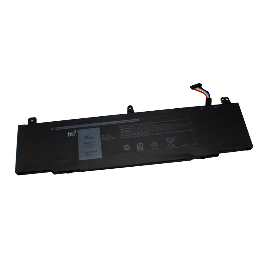 BTI V9XD7 Industrial Rechargeable Batteries - Black