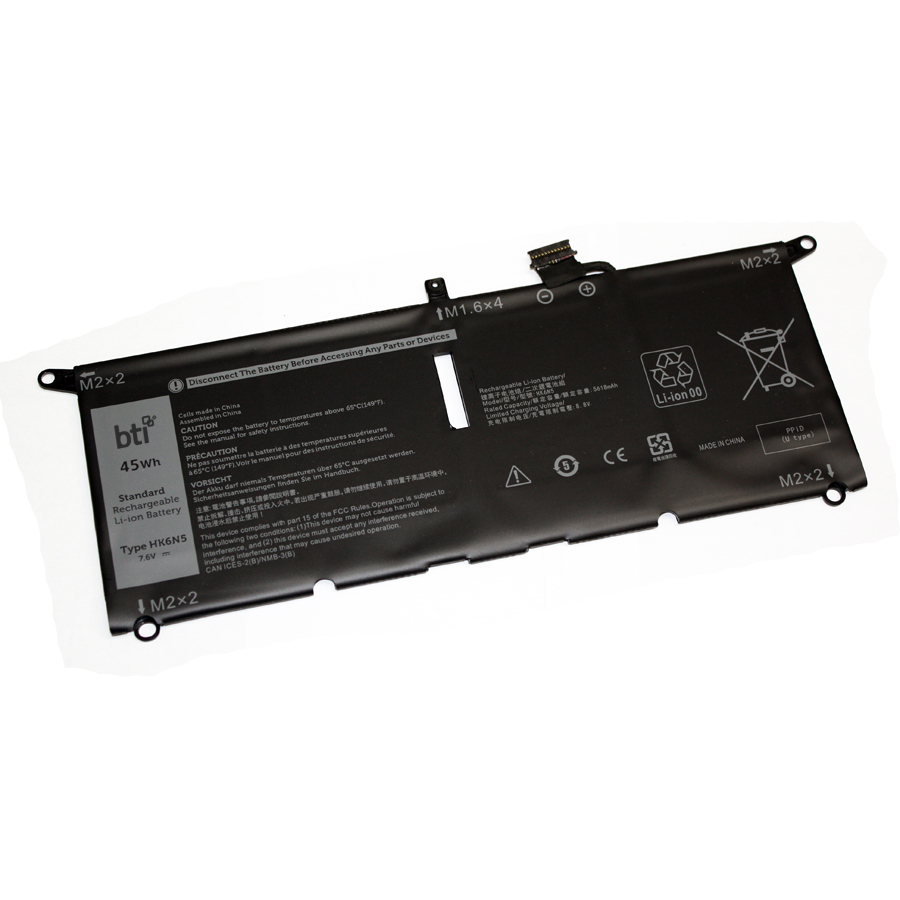 BTI 45Wh Industrial Rechargeable Batteries - Black