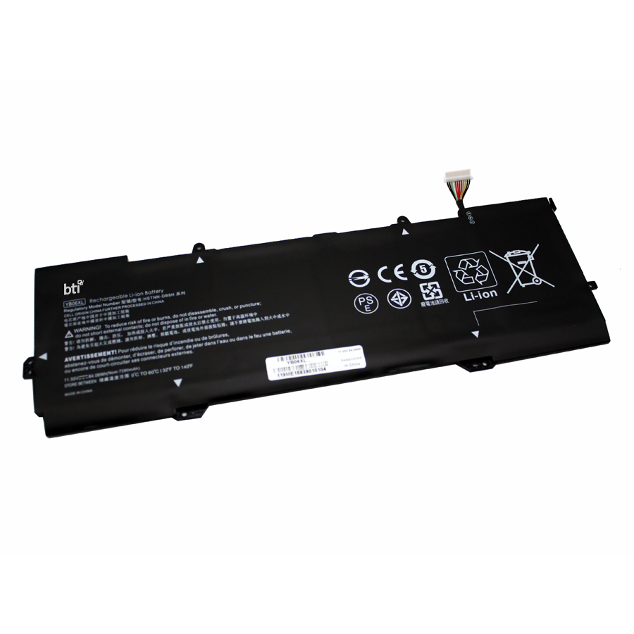 BTI YB06XL- Industrial Rechargeable Batteries - Black