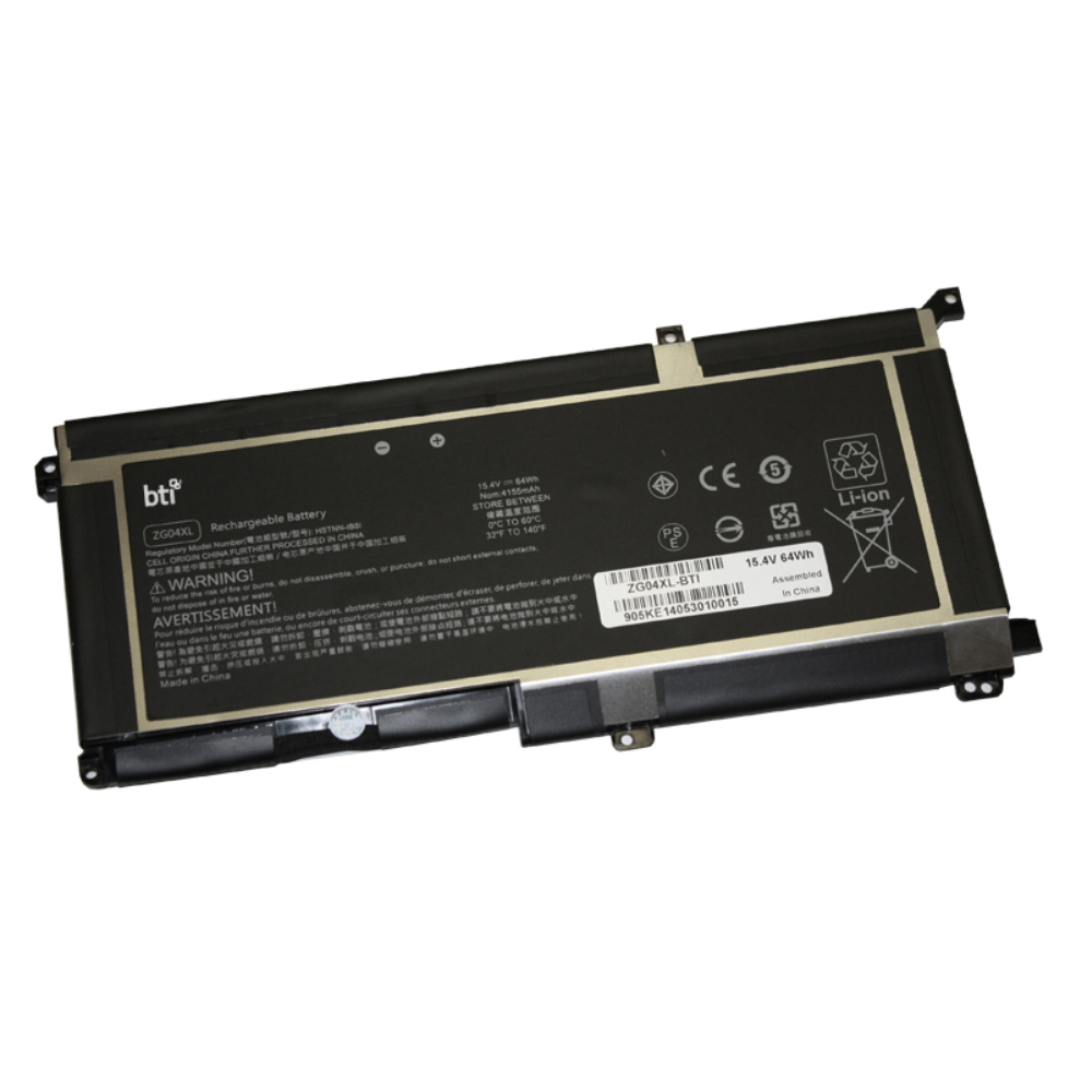 BTI ZG04064XL-PL Industrial Rechargeable Batteries - Black