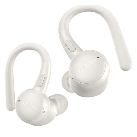 Belkin SoundForm ActiveFit Headset Wired & Wireless Ear-hook Calls/Music USB Type-C Bluetooth White