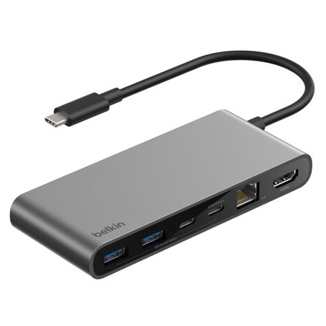 Belkin INC024HQSGY Interface Hubs - Grey