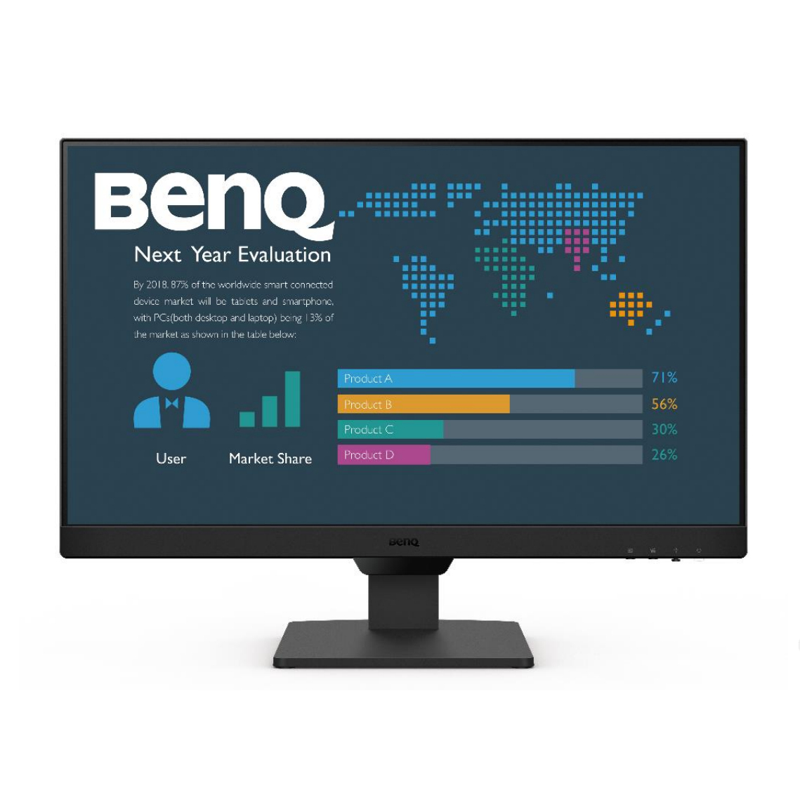 Benq LM5LJ Computer Monitors - 23.8 Inches - Black