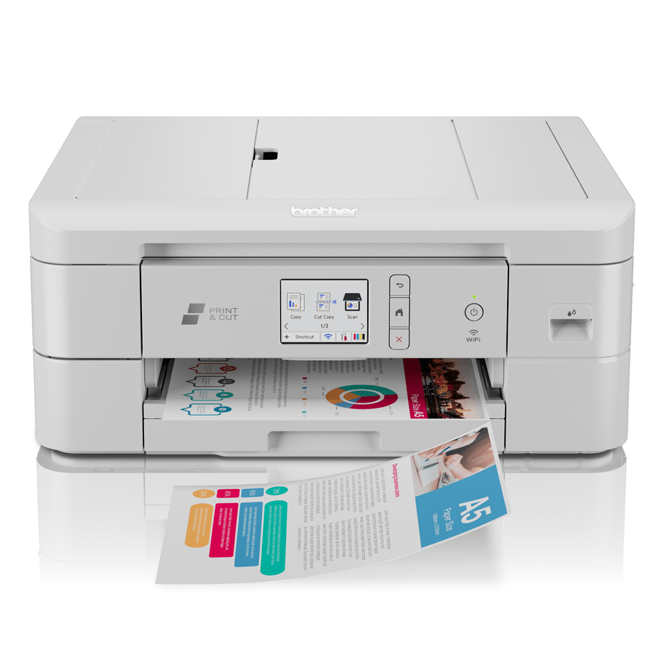 Brother DCP-J1800DW Multifunction Printers - 512MB - White