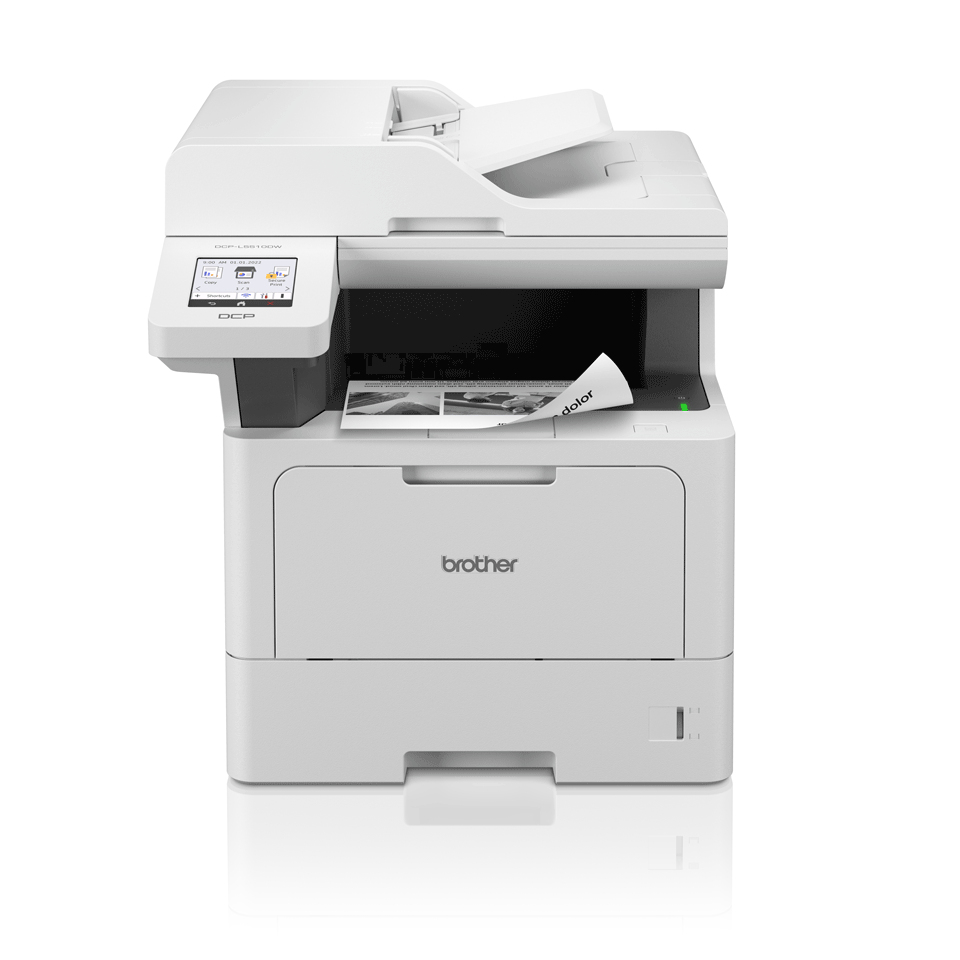 Brother DCP-L5510DW Multifunction Printers - 3.5 Inches - 512MB - White