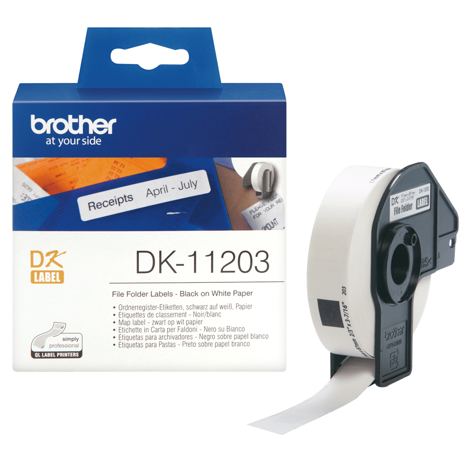 Brother DK-11203 Label-Making Tapes - White
