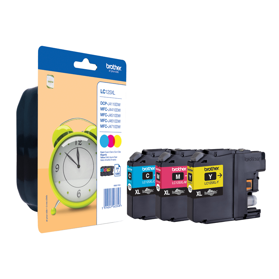 Brother LC-125XLRBWBP Ink Cartridges
