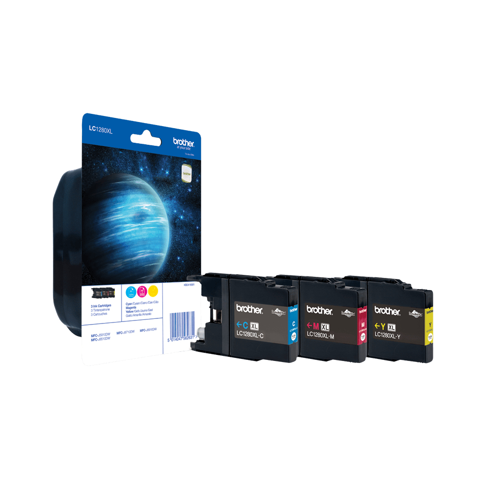 Brother LC-1280XLRBWBP Ink Cartridges
