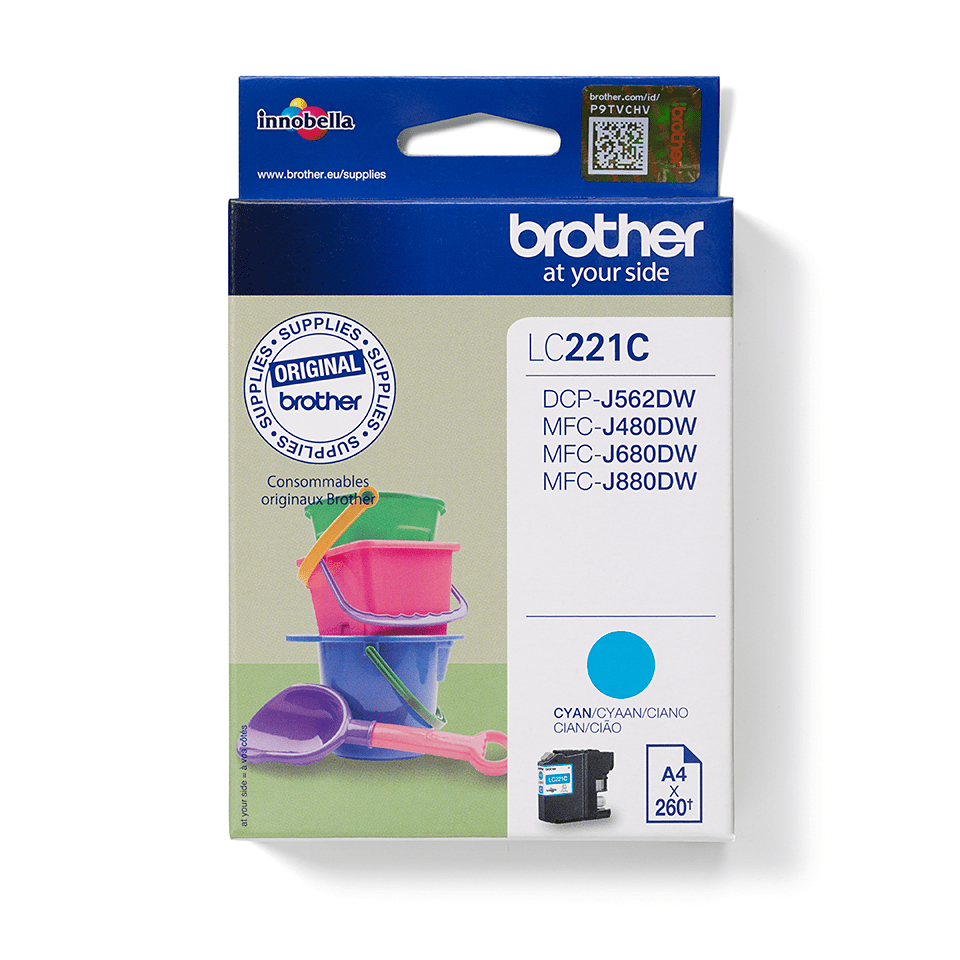Brother LC-221C Ink Cartridges