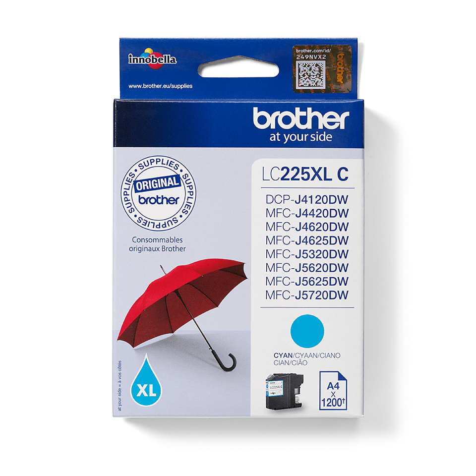 Brother LC-225XLC Ink Cartridges