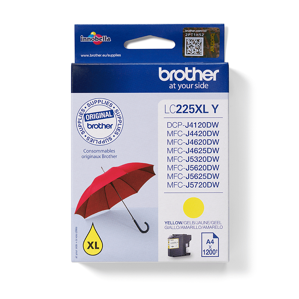 Brother LC-225XLY Ink Cartridges