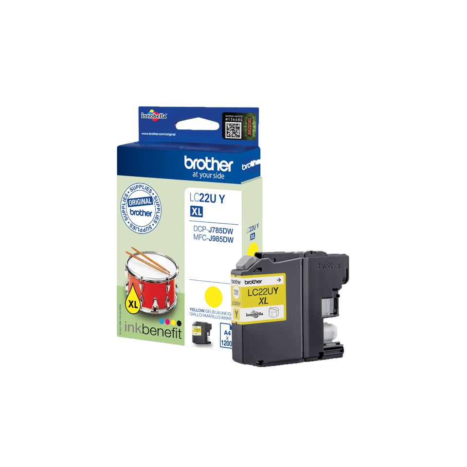 Brother LC-22UY Ink Cartridges