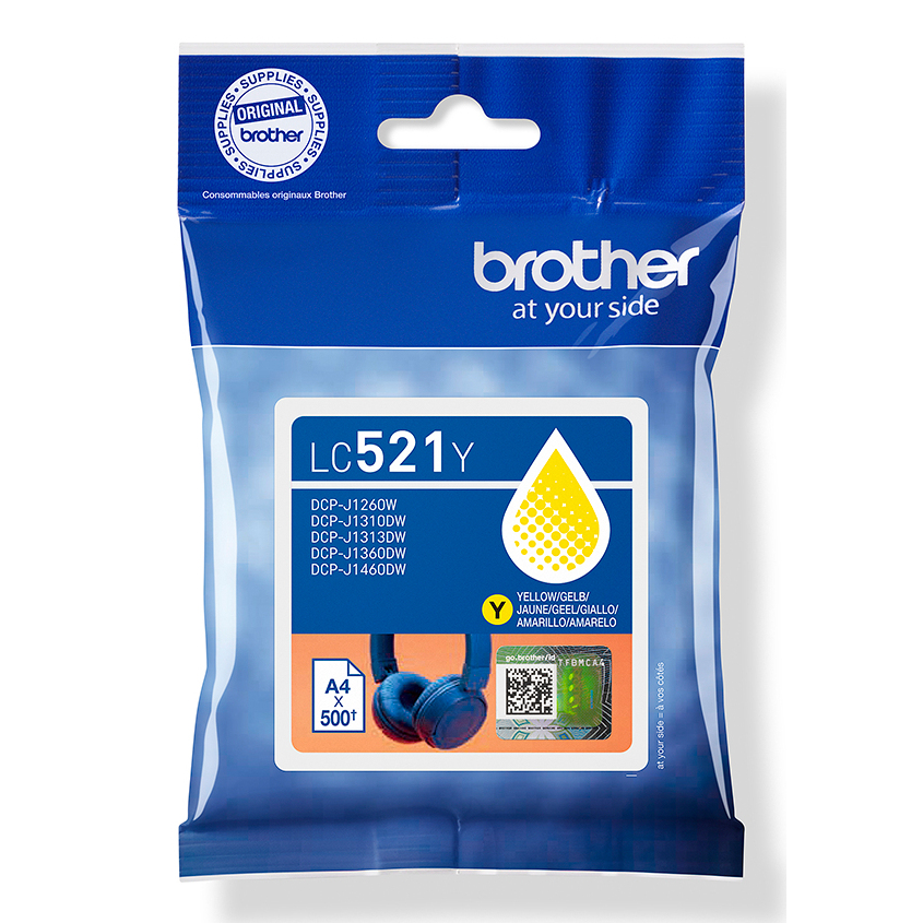 Brother LC-521Y Ink Cartridges
