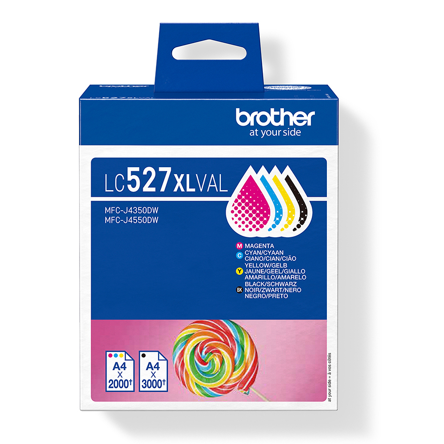 Brother LC-527XLVAL Ink Cartridges - Multi