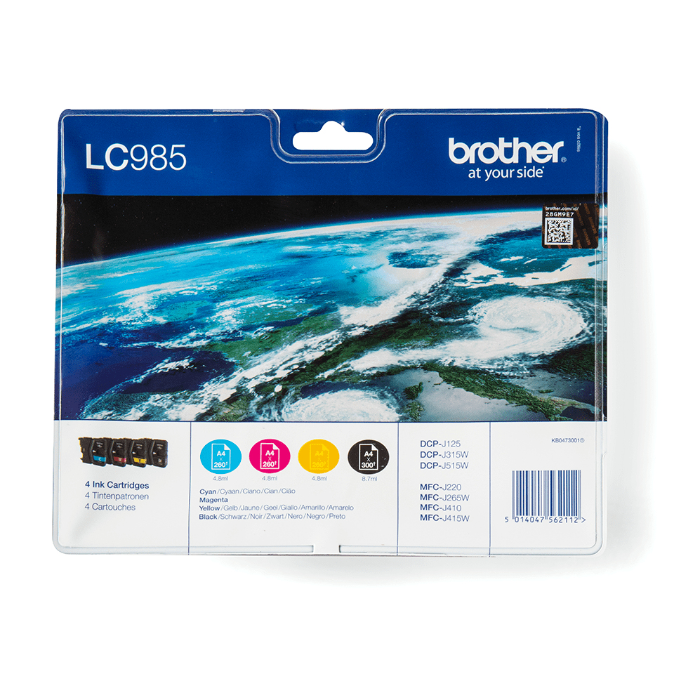 Brother LC-985VALBP Ink Cartridges
