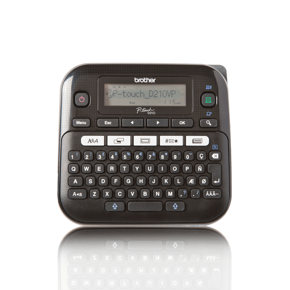 Brother PT-D210VP Label Printers - Black