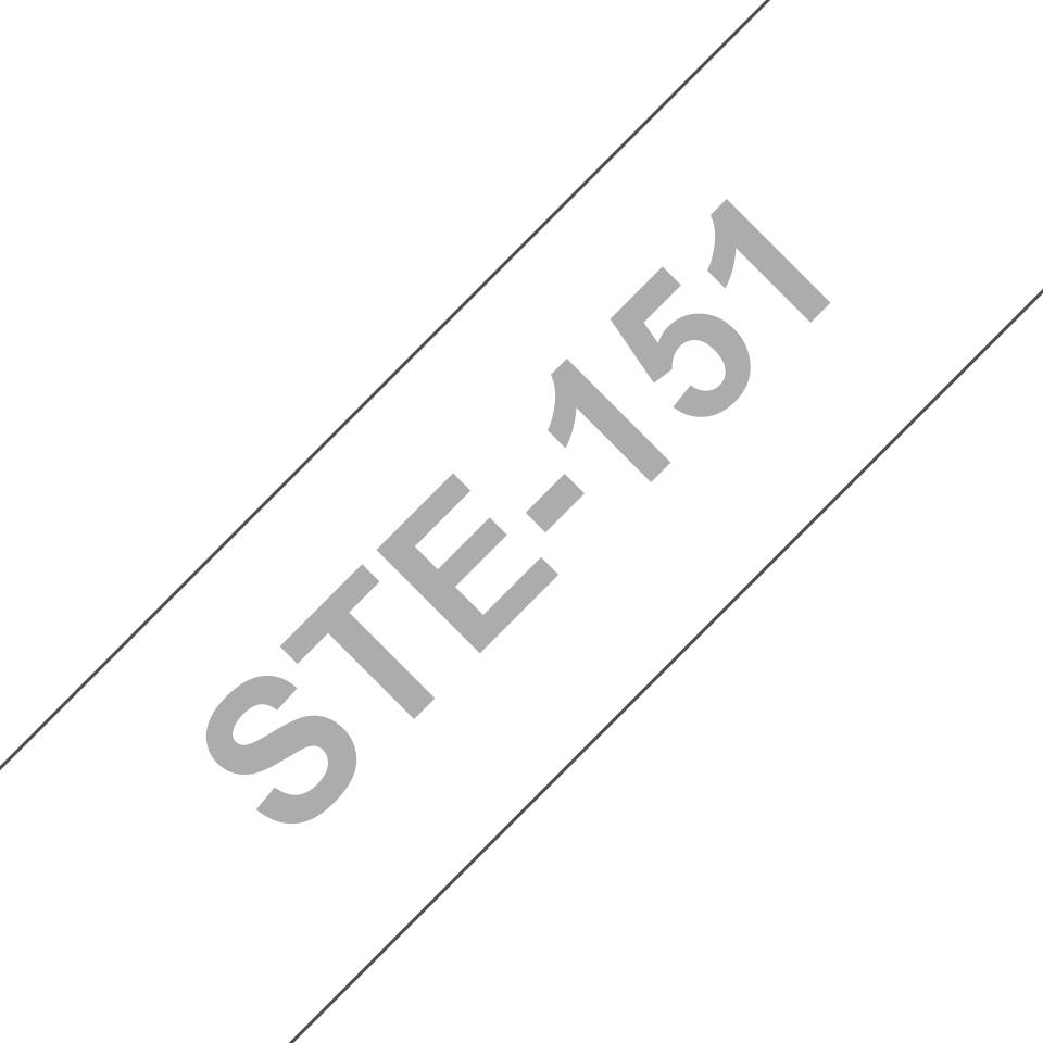 Brother STE-151 Label-Making Tapes - Black
